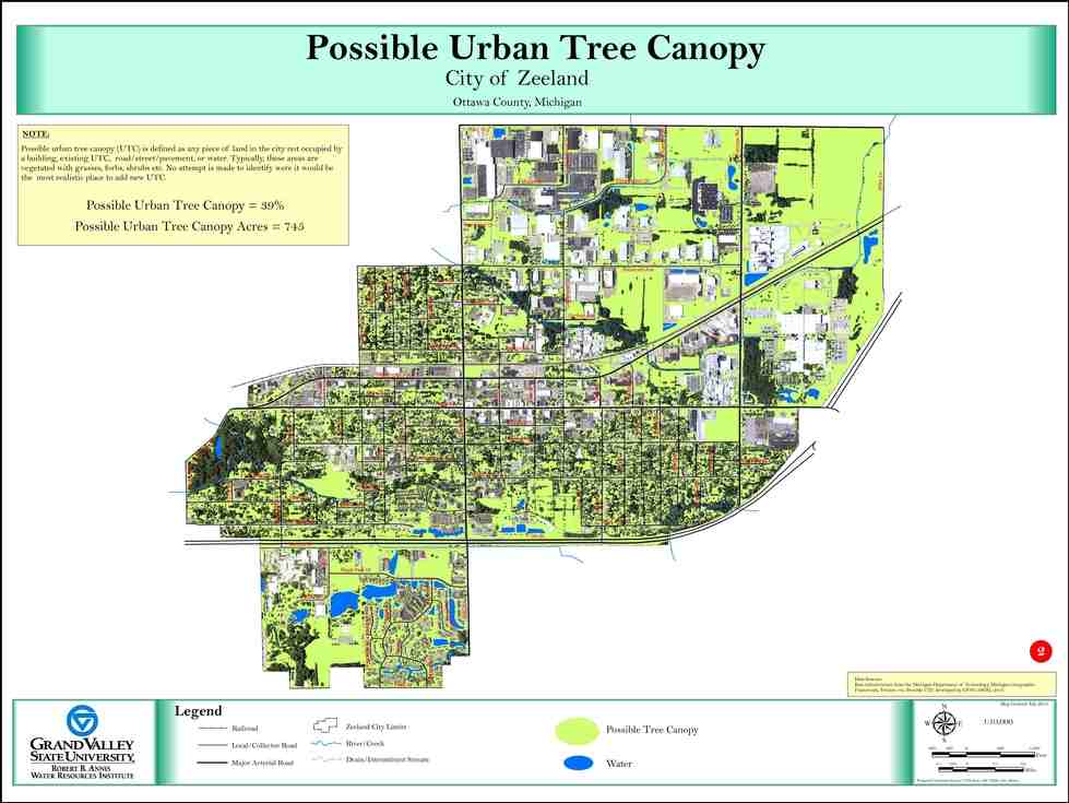 Possible Urban Tree Canopy